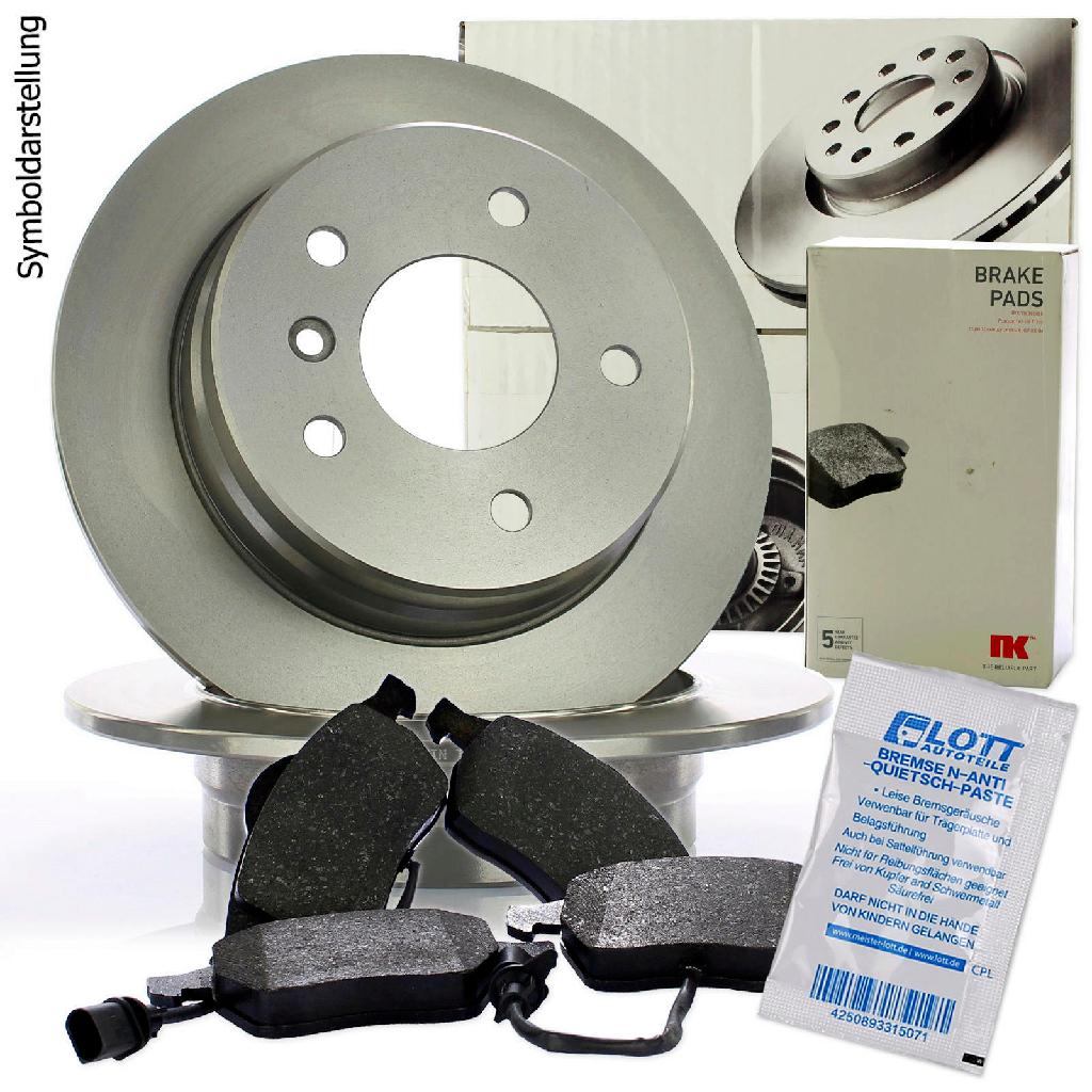 NK Bremsscheibe 203355 + Bremsbelagsatz, Scheibenbremse 223348