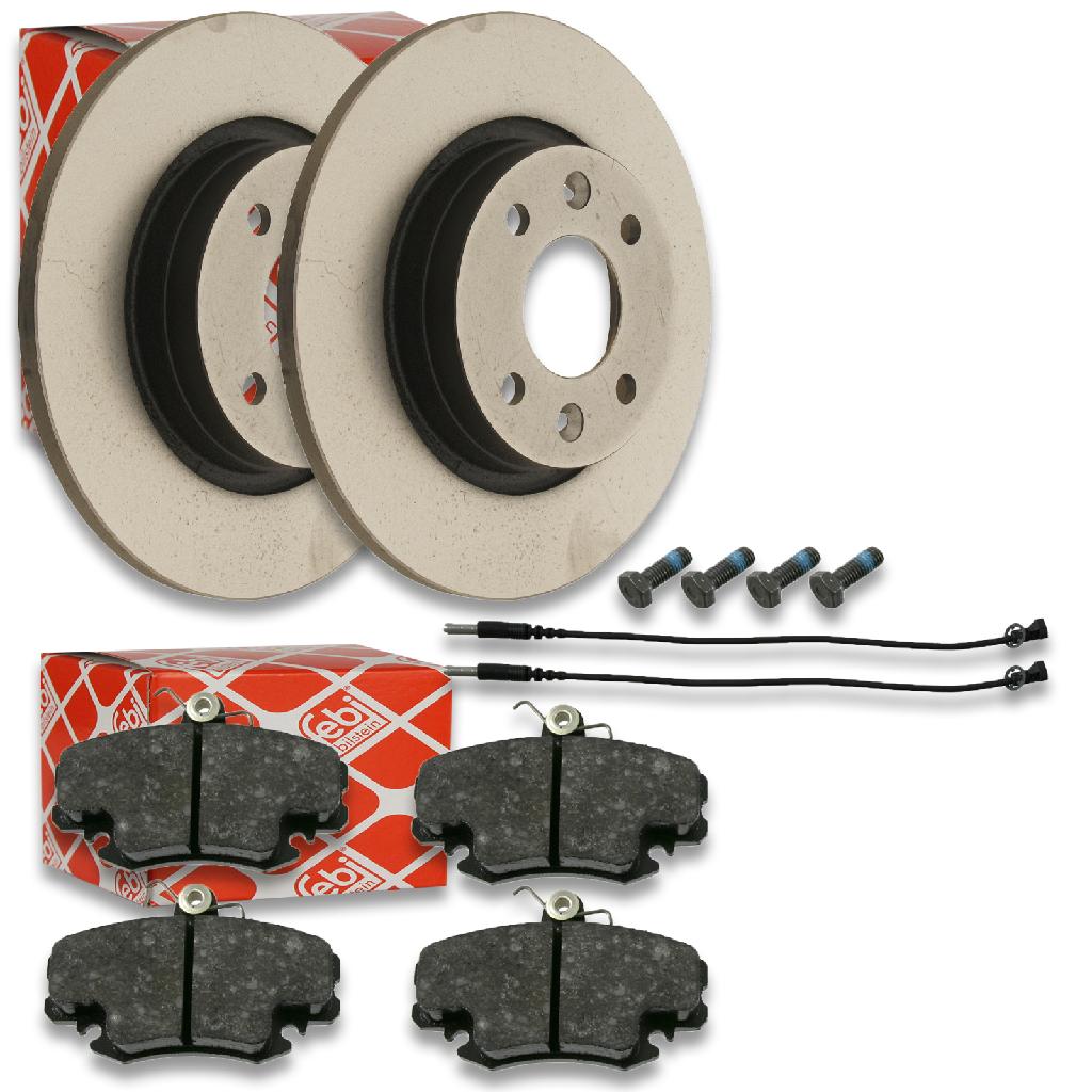 FEBI BILSTEIN Bremsscheibe 30652 + Bremsbelagsatz, Scheibenbremse 16191