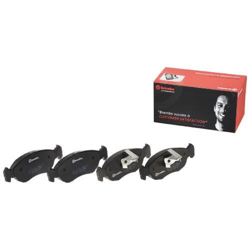 BREMBO Bremsscheibe 09.5196.1X + Bremsbelagsatz, Scheibenbremse P 61 051 Bild BREMBO Bremsscheibe 09.5196.1X + Bremsbelagsatz, Scheibenbremse P 61 051