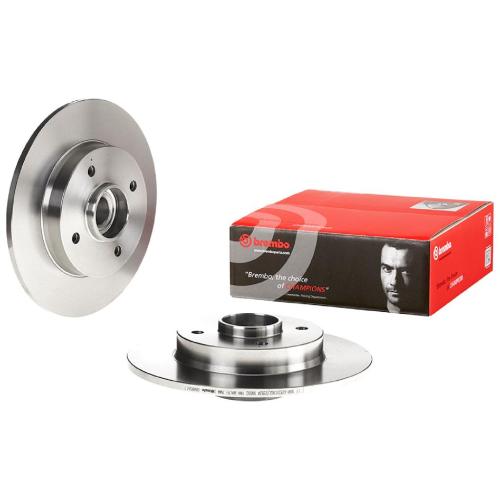 BREMBO Bremsscheibe 08.A858.17 + Bremsbelagsatz, Scheibenbremse P 85 020 Bild BREMBO Bremsscheibe 08.A858.17 + Bremsbelagsatz, Scheibenbremse P 85 020