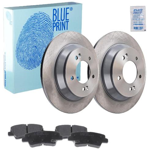 BLUE PRINT Bremsbelagsatz, Scheibenbremse ADG042154 + Bremsscheibe ADG043210 Bild BLUE PRINT Bremsbelagsatz, Scheibenbremse ADG042154 + Bremsscheibe ADG043210