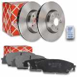 FEBI BILSTEIN Bremsbelagsatz, Scheibenbremse 170299 + Bremsscheibe 170043