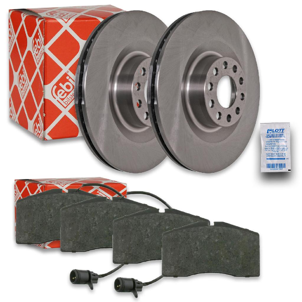 FEBI BILSTEIN Bremsscheibe 44051 + Bremsbelagsatz, Scheibenbremse 16528