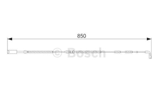 BOSCH Bremsbelagsatz, Scheibenbremse 0 986 494 354 + Warnkontakt, Bremsbelagverschleiß 1 987 473 030 + Bremsscheibe 0 986 479 381 Bild BOSCH Bremsbelagsatz, Scheibenbremse 0 986 494 354 + Warnkontakt, Bremsbelagverschleiß 1 987 473 030 + Bremsscheibe 0 986 479 381