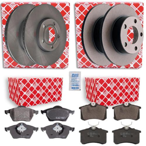 FEBI BILSTEIN Bremsscheibe 18392 + Bremsbelagsatz, Scheibenbremse 16488 + Bremsbelagsatz, Scheibenbremse 16338 + Bremsscheibe 11398 Bild FEBI BILSTEIN Bremsscheibe 18392 + Bremsbelagsatz, Scheibenbremse 16488 + Bremsbelagsatz, Scheibenbremse 16338 + Bremsscheibe 11398