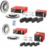 BREMBO Bremsscheibe 09.C245.11 + Bremsbelagsatz, Scheibenbremse P 30 067 + Bremsbelagsatz, Scheibenbremse P 30 056 + Bremsscheibe 08.C250.11