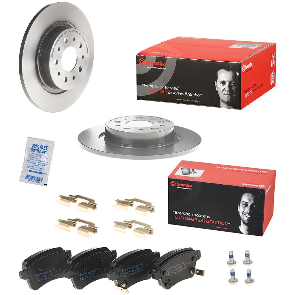 BREMBO Bremsscheibe 08.9460.61 + Bremsbelagsatz, Scheibenbremse P 23 156