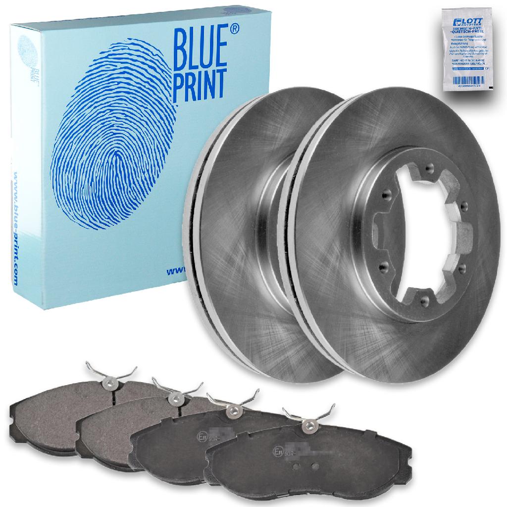 BLUE PRINT Bremsbelagsatz, Scheibenbremse ADN14295 + Bremsscheibe ADN14368