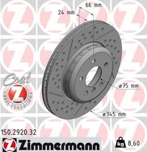 ZIMMERMANN Bremsbelagsatz, Scheibenbremse 25029.170.1 + Bremsscheibe 150.2920.32 BREMBO Warnkontakt, Bremsbelagverschleiß A 00 474 Bild ZIMMERMANN Bremsbelagsatz, Scheibenbremse 25029.170.1 + Bremsscheibe 150.2920.32 BREMBO Warnkontakt, Bremsbelagverschleiß A 00 474