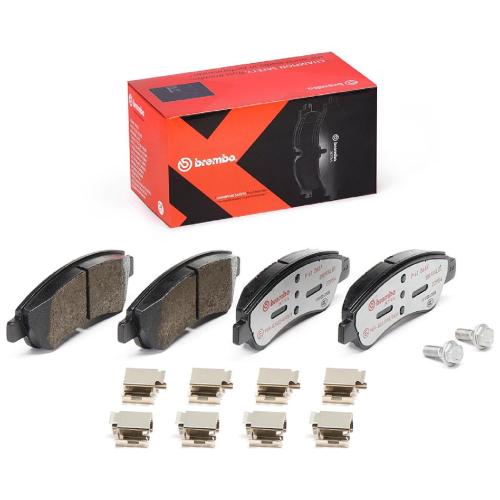 BREMBO Bremsbelagsatz, Scheibenbremse P 61 066X + Bremsscheibe 09.8695.1X Bild BREMBO Bremsbelagsatz, Scheibenbremse P 61 066X + Bremsscheibe 09.8695.1X