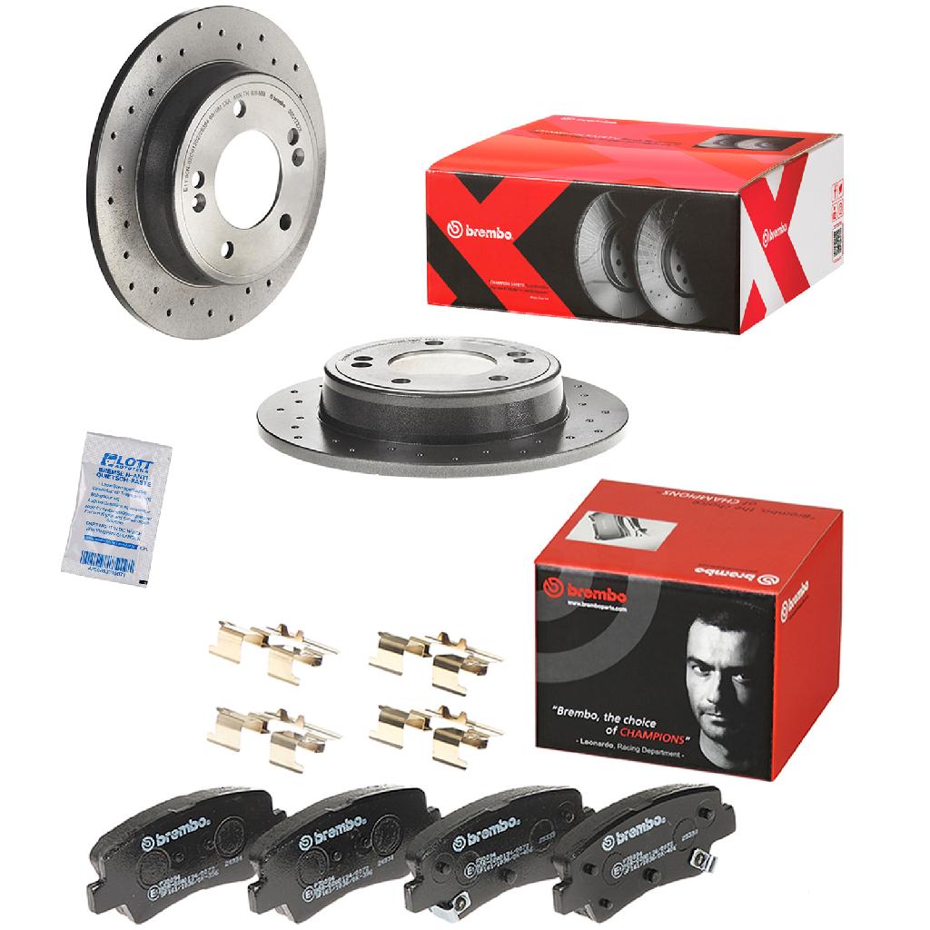 BREMBO Bremsbelagsatz, Scheibenbremse P 30 094 + Bremsscheibe 08.C172.2X