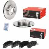 BREMBO Bremsbelagsatz, Scheibenbremse P 83 093 + Bremsscheibe 09.6706.10