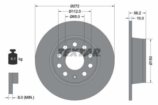 TEXTAR Warnkontakt, Bremsbelagverschleiß 98050800 + Bremsbelagsatz, Scheibenbremse 2500801 + Bremsscheibe 92120800 + Bremsbelagsatz, Scheibenbremse 2568303 + Bremsscheibe 92300003 Bild TEXTAR Warnkontakt, Bremsbelagverschleiß 98050800 + Bremsbelagsatz, Scheibenbremse 2500801 + Bremsscheibe 92120800 + Bremsbelagsatz, Scheibenbremse 2568303 + Bremsscheibe 92300003