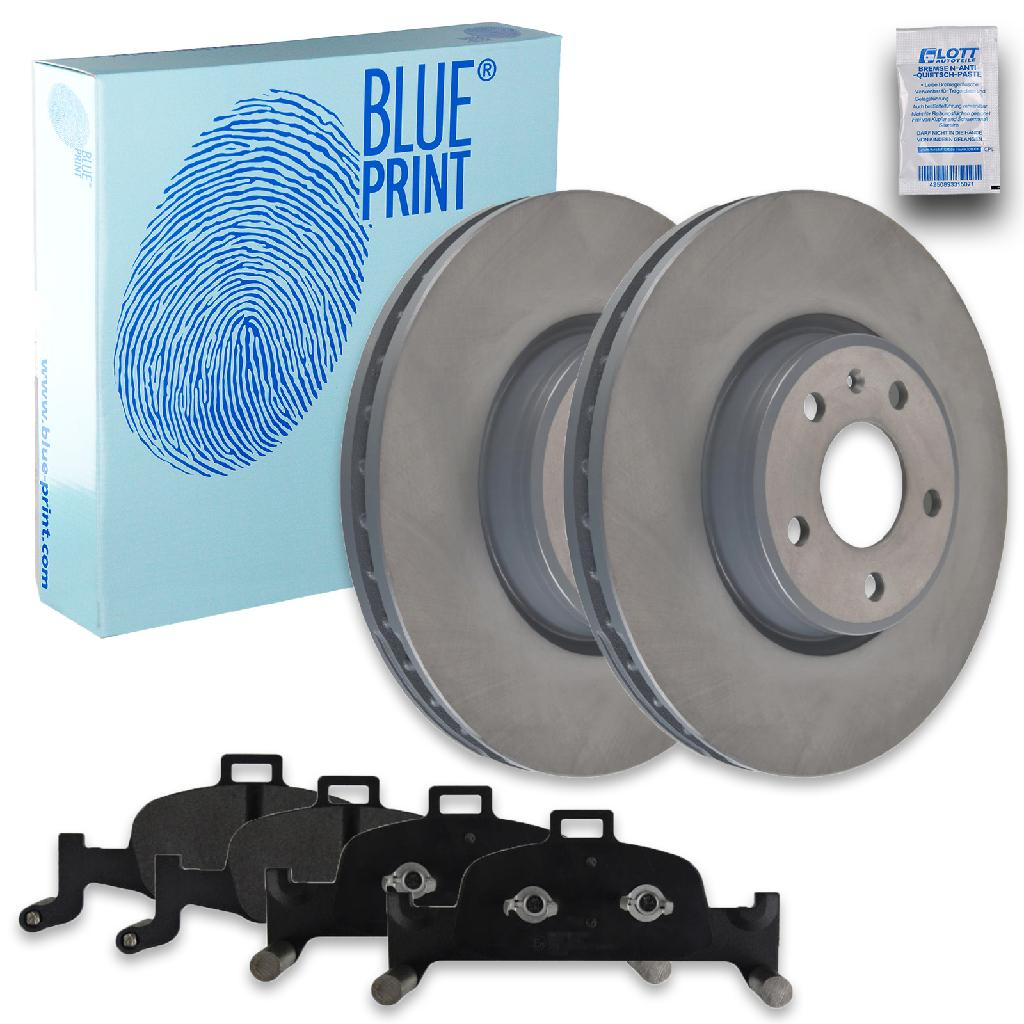 BLUE PRINT Bremsscheibe ADV1843106 + Bremsbelagsatz, Scheibenbremse ADV184221