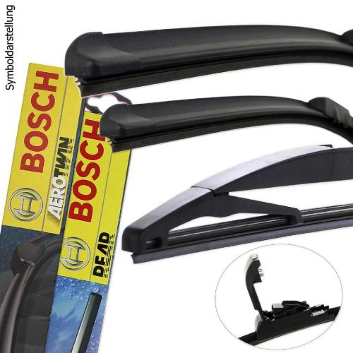 Bosch Scheibenwischer Set + Dr.Wack Reiniger Bild Bosch Scheibenwischer Set + Dr.Wack Reiniger