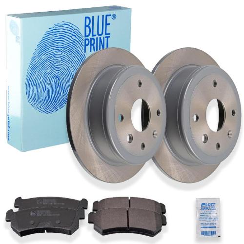 BLUE PRINT Bremsbelagsatz, Scheibenbremse ADG04280 + Bremsscheibe ADG04362 Bild BLUE PRINT Bremsbelagsatz, Scheibenbremse ADG04280 + Bremsscheibe ADG04362