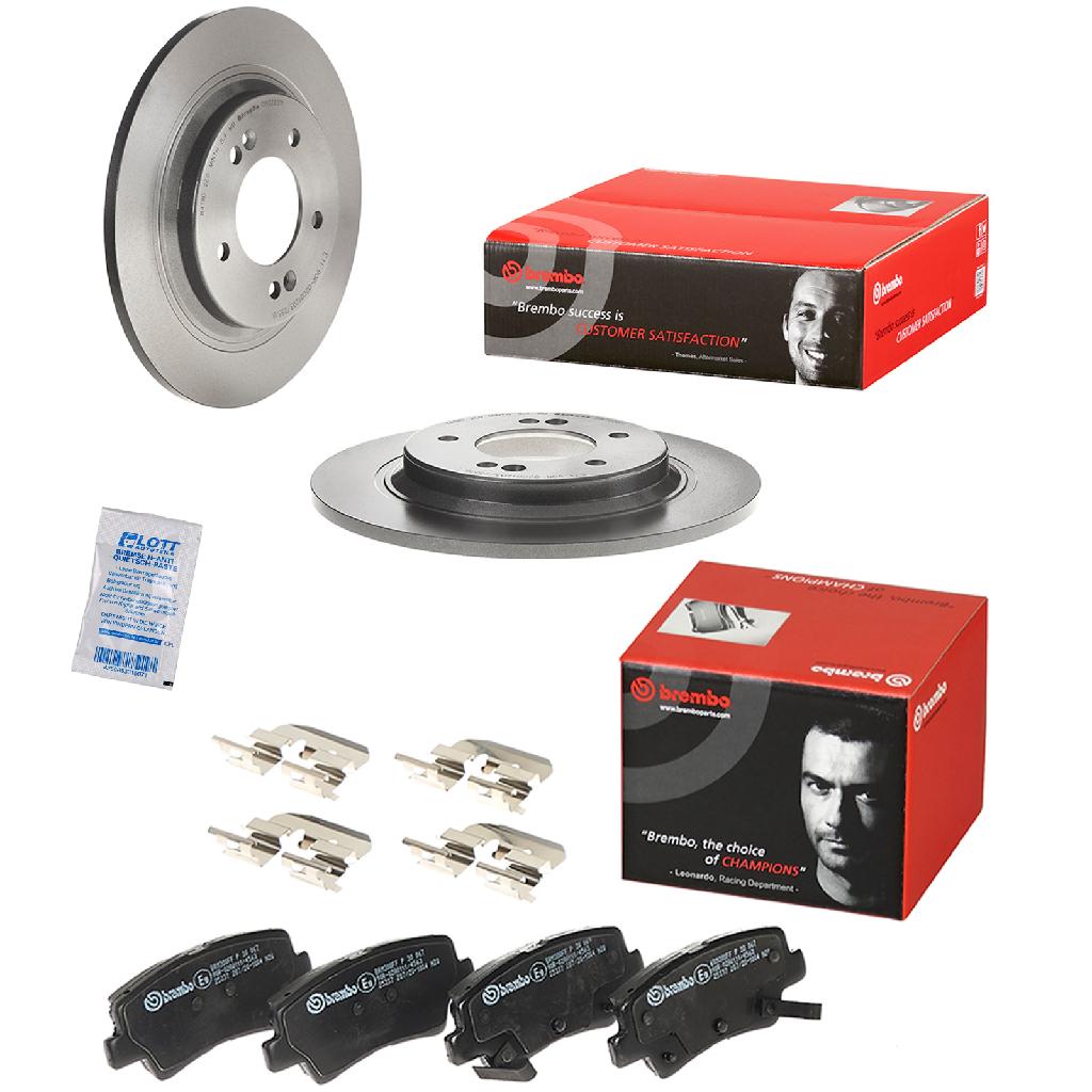 BREMBO Bremsbelagsatz, Scheibenbremse P 30 067 + Bremsscheibe 08.D220.11