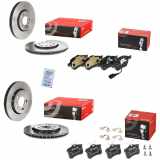 BREMBO Bremsbelagsatz, Scheibenbremse P 85 045 + Bremsscheibe 09.7010.21 + Bremsbelagsatz, Scheibenbremse P 85 020 + Bremsscheibe 09.A652.11