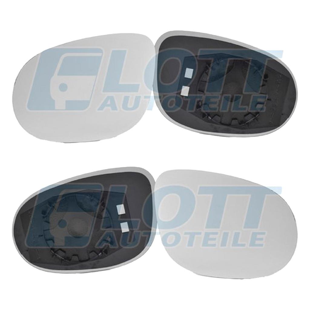 JOHNS Spiegelglas, Außenspiegel 32 52 37-80 + Spiegelglas, Außenspiegel 32 52 38-80