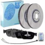 BLUE PRINT Bremsscheibe ADP154355 + Bremsbelagsatz, Scheibenbremse ADP154240