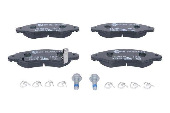 ATE Bremsscheibe 24.0117-0106.1 + Bremsbelagsatz, Scheibenbremse 13.0460-3995.2 Bild ATE Bremsscheibe 24.0117-0106.1 + Bremsbelagsatz, Scheibenbremse 13.0460-3995.2