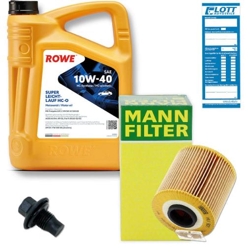 Rowe Inspektionskit Motoröl + Ölfilter + Ablassschraube Bild Rowe Inspektionskit Motoröl + Ölfilter + Ablassschraube