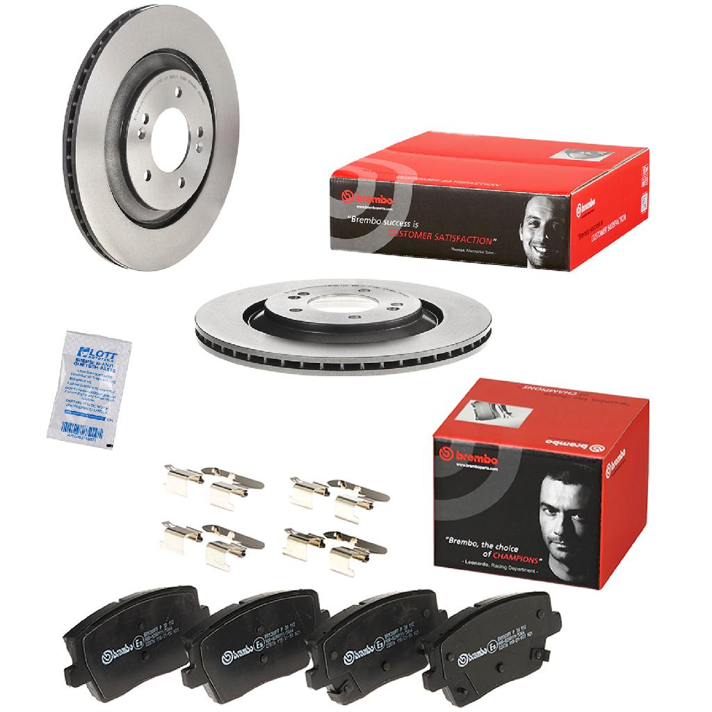 BREMBO Bremsscheibe 09.D085.11 + Bremsbelagsatz, Scheibenbremse P 30 112