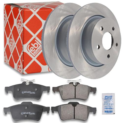 FEBI BILSTEIN Bremsscheibe 43887 + Bremsbelagsatz, Scheibenbremse 16718 Bild FEBI BILSTEIN Bremsscheibe 43887 + Bremsbelagsatz, Scheibenbremse 16718