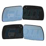 JOHNS Spiegelglas, Außenspiegel 20 73 37-81 + Spiegelglas, Außenspiegel 20 73 38-81