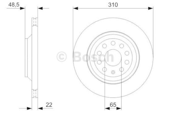 BOSCH Bremsscheibe 0 986 479 303 + Bremsbelagsatz, Scheibenbremse 0 986 494 595 Bild BOSCH Bremsscheibe 0 986 479 303 + Bremsbelagsatz, Scheibenbremse 0 986 494 595