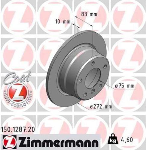 ZIMMERMANN Bremsbelagsatz, Scheibenbremse 20180.170.1 + Bremsscheibe 150.1287.20 BREMBO Warnkontakt, Bremsbelagverschleiß A 00 224 Bild ZIMMERMANN Bremsbelagsatz, Scheibenbremse 20180.170.1 + Bremsscheibe 150.1287.20 BREMBO Warnkontakt, Bremsbelagverschleiß A 00 224