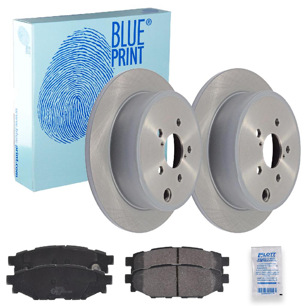BLUE PRINT Bremsbelagsatz, Scheibenbremse ADS74233 + Bremsscheibe ADS74333