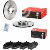 BREMBO Bremsbelagsatz, Scheibenbremse P 24 033 + Bremsscheibe 09.6959.10