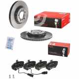 BREMBO Bremsbelagsatz, Scheibenbremse P 85 044 + Bremsscheibe 09.7196.11