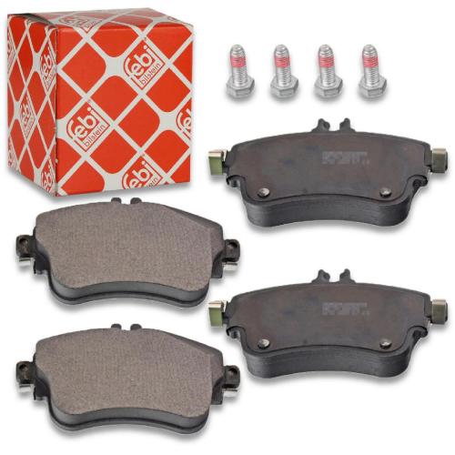 FEBI BILSTEIN Bremsbelagsatz, Scheibenbremse 16901 + Bremsbelagsatz, Scheibenbremse 16869 + Bremsscheibe 43816 + Warnkontakt, Bremsbelagverschleiß 39246 + Bremsscheibe 43835 Bild FEBI BILSTEIN Bremsbelagsatz, Scheibenbremse 16901 + Bremsbelagsatz, Scheibenbremse 16869 + Bremsscheibe 43816 + Warnkontakt, Bremsbelagverschleiß 39246 + Bremsscheibe 43835