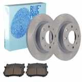 BLUE PRINT Bremsbelagsatz, Scheibenbremse ADG04266 + Bremsscheibe ADG04336