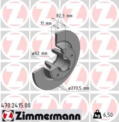 ZIMMERMANN Bremsscheibe 470.2415.00 + Bremsbelagsatz, Scheibenbremse 23482.165.1 Bild ZIMMERMANN Bremsscheibe 470.2415.00 + Bremsbelagsatz, Scheibenbremse 23482.165.1