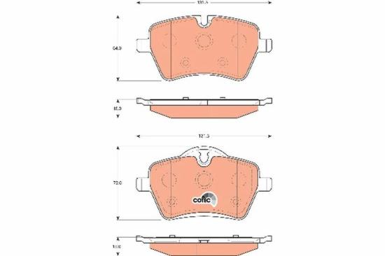 TRW Warnkontakt, Bremsbelagverschleiß GIC285 + Bremsbelagsatz, Scheibenbremse GDB1712 + Bremsscheibe DF6119S + Warnkontakt, Bremsbelagverschleiß GIC286 + Bremsscheibe DF6353 + Bremsbelagsatz, Scheibenbremse GDB1612 Bild TRW Warnkontakt, Bremsbelagverschleiß GIC285 + Bremsbelagsatz, Scheibenbremse GDB1712 + Bremsscheibe DF6119S + Warnkontakt, Bremsbelagverschleiß GIC286 + Bremsscheibe DF6353 + Bremsbelagsatz, Scheibenbremse GDB1612