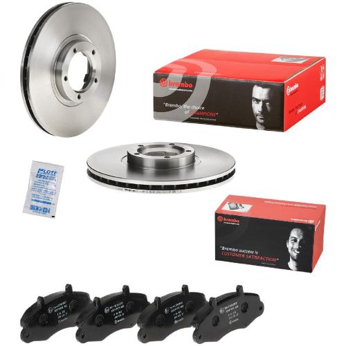 BREMBO Bremsbelagsatz, Scheibenbremse P 24 032 + Bremsscheibe 09.6959.10 Bild BREMBO Bremsbelagsatz, Scheibenbremse P 24 032 + Bremsscheibe 09.6959.10