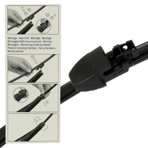 Bosch Scheibenwischer Set + Dr.Wack Reiniger Bild Bosch Scheibenwischer Set + Dr.Wack Reiniger