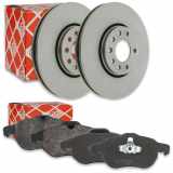 FEBI BILSTEIN Bremsbelagsatz, Scheibenbremse 16492 + Bremsscheibe 23550