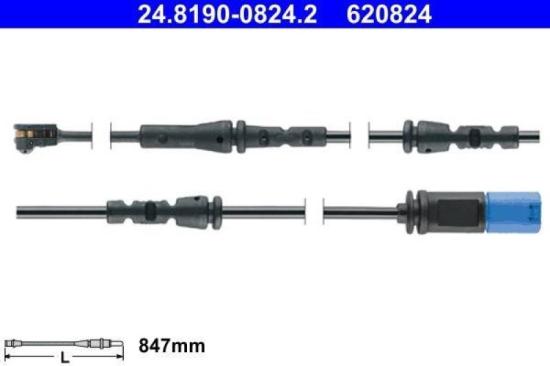 ATE Bremsscheibe 24.0136-0133.2 + Bremsbelagsatz, Scheibenbremse 13.0460-4897.2 + Warnkontakt, Bremsbelagverschleiß 24.8190-0824.2 + Bremsscheibe 24.0136-0132.2 Bild ATE Bremsscheibe 24.0136-0133.2 + Bremsbelagsatz, Scheibenbremse 13.0460-4897.2 + Warnkontakt, Bremsbelagverschleiß 24.8190-0824.2 + Bremsscheibe 24.0136-0132.2