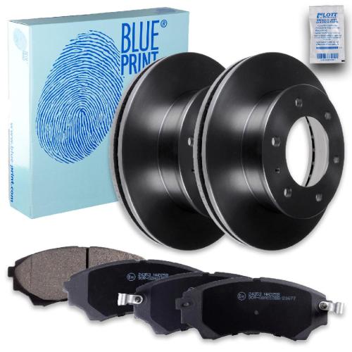 BLUE PRINT Bremsbelagsatz, Scheibenbremse ADM54286 + Bremsscheibe ADM54377 Bild BLUE PRINT Bremsbelagsatz, Scheibenbremse ADM54286 + Bremsscheibe ADM54377