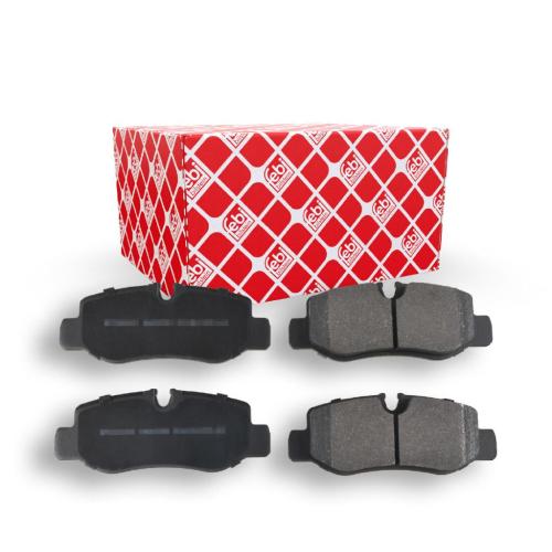 FEBI BILSTEIN Warnkontakt, Bremsbelagverschleiß 29414 + Bremsbelagsatz, Scheibenbremse 16977 + Bremsscheibe 104951 Bild FEBI BILSTEIN Warnkontakt, Bremsbelagverschleiß 29414 + Bremsbelagsatz, Scheibenbremse 16977 + Bremsscheibe 104951