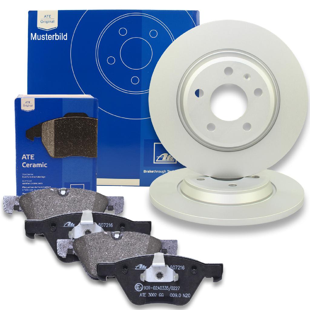 ATE Bremsbelagsatz, Scheibenbremse 13.0470-2615.2 + Bremsscheibe 24.0112-0221.1