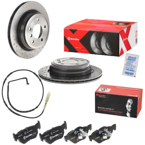 BREMBO Warnkontakt, Bremsbelagverschleiß A 00 427 + Bremsbelagsatz, Scheibenbremse P 06 038 + Bremsscheibe 09.B338.2X Bild BREMBO Warnkontakt, Bremsbelagverschleiß A 00 427 + Bremsbelagsatz, Scheibenbremse P 06 038 + Bremsscheibe 09.B338.2X