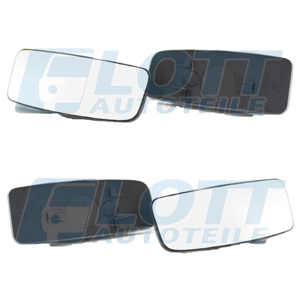 JOHNS Spiegelglas, Außenspiegel 50 64 37-82 + Spiegelglas, Außenspiegel 50 64 38-82