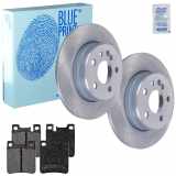 BLUE PRINT Bremsbelagsatz, Scheibenbremse ADA104239 + Bremsscheibe ADU174346