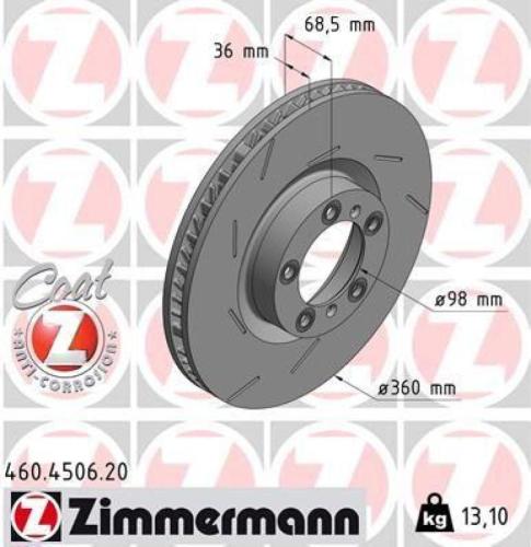 ZIMMERMANN Bremsbelagsatz, Scheibenbremse 25007.168.1 + Bremsscheibe 460.4507.20 + Bremsscheibe 460.4506.20 BREMBO Warnkontakt, Bremsbelagverschleiß A 00 453 Bild ZIMMERMANN Bremsbelagsatz, Scheibenbremse 25007.168.1 + Bremsscheibe 460.4507.20 + Bremsscheibe 460.4506.20 BREMBO Warnkontakt, Bremsbelagverschleiß A 00 453