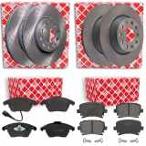 FEBI BILSTEIN Bremsscheibe 108194 + Bremsscheibe 22902 + Bremsbelagsatz, Scheibenbremse 16540 + Bremsbelagsatz, Scheibenbremse 16502